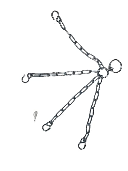 Gallant Punch Bag Chain 4 Hook Heavy Duty Chrome Plated - Image 3